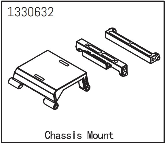 Absima Chassis Mount - Yucatan 1 Absima Chassis Mount - Yucatan