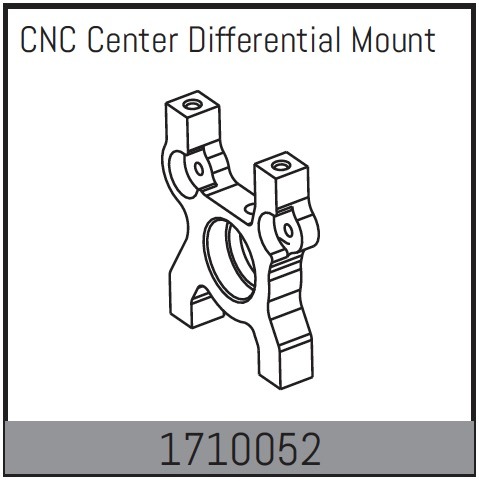 Absima CNC Center Differential Mount 1 Absima CNC Center Differential Mount