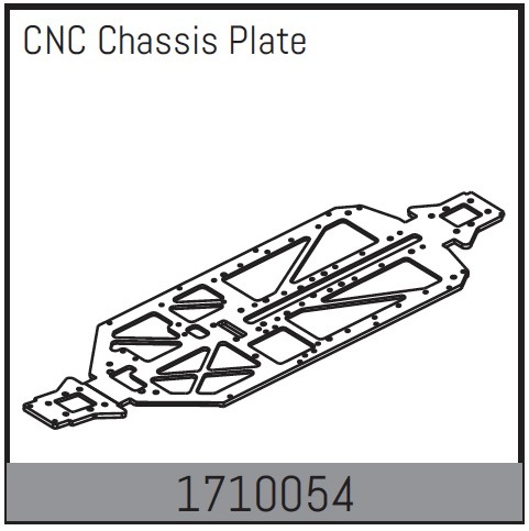 Absima CNC Chassis Plate 1 Absima CNC Chassis Plate