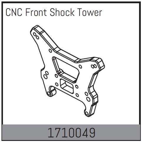 Absima CNC Front Shock Tower 1 Absima CNC Front Shock Tower
