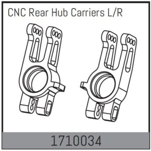 Absima CNC Rear Hub Carriers L/R