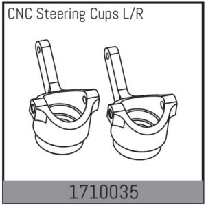 Absima CNC Steering Cups L/R