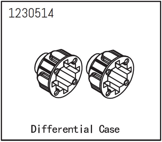 Absima Differentialgehäuse 1 Absima Differential Case