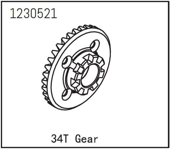Absima Differential Gear 34T 1 Absima Differential Gear 34T