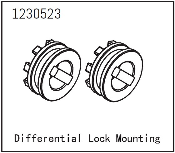 Absima Differential Lock Mounting 1 Absima Differential Lock Mounting