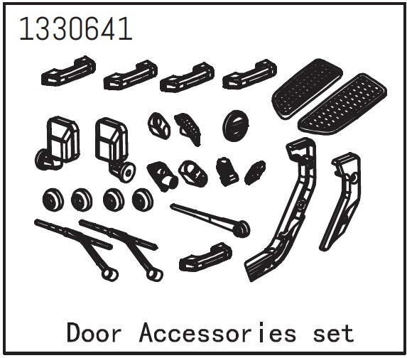 Absima Türzubehör-Set - Yucatan 1 Absima Door Accessories Set - Yucatan