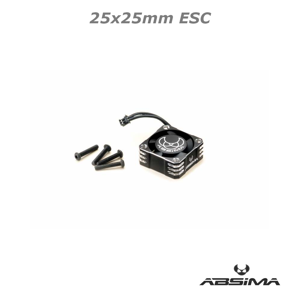 Absima Lüfter 25mm ESC #2310050 2 Absima Lüfter 25mm ESC #2310050