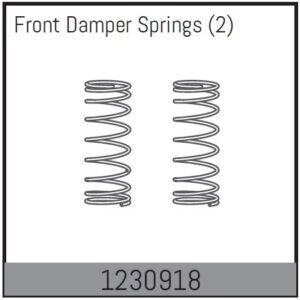 Absima Front Damper Spring (2)