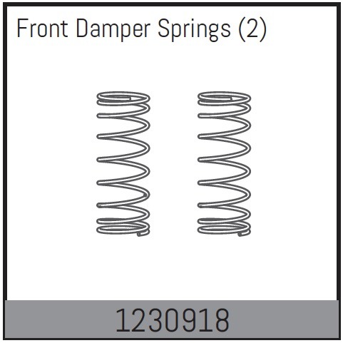 Absima Front Damper Spring (2) 1 Absima Front Damper Spring (2)