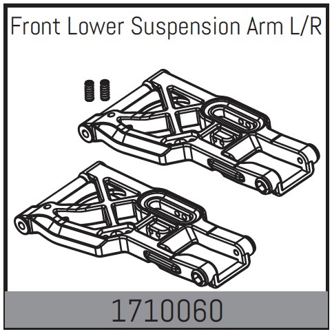 Absima Front Lower Suspension Arm L/R 1 Absima Front Lower Suspension Arm L/R