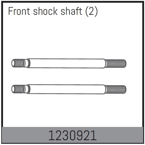 Absima Front Shock Shaft (2) 1 Absima Front Shock Shaft (2)