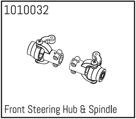 Absima vordere Lenkachse & Achsschenkel 1 Absima Front Steering Hub & Spindle