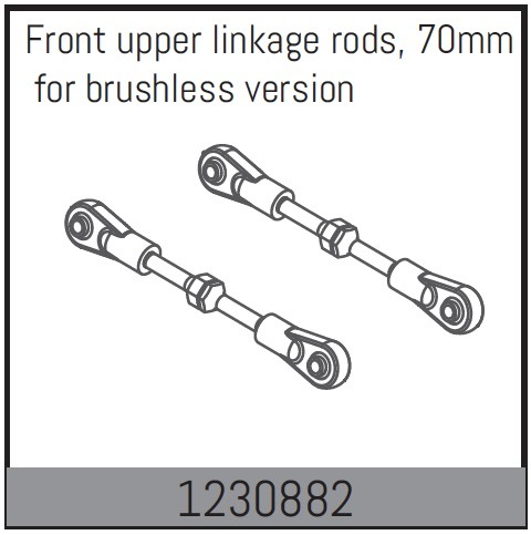Absima Front Turnbuckles 62-70mm (2) 1 Absima Front Turnbuckles 62-70mm (2)