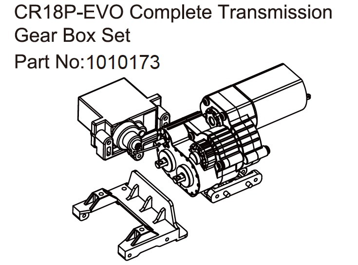 Absima Gear Box Harv./RV - EVO 1:18 1 Absima Gear Box Harv./RV - EVO 1:18