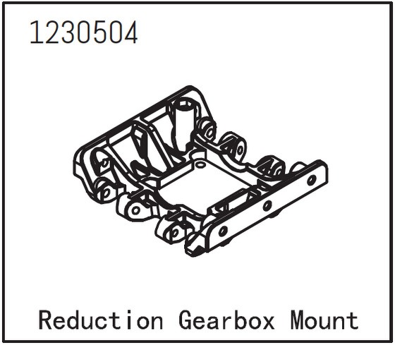 Absima Gear Box Mount 1 Absima Gear Box Mount