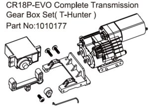 Absima Gear Box T-Hunter - EVO 1:18