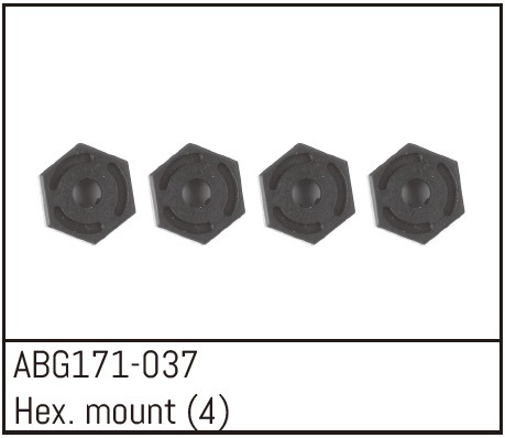 Absima Hex Wheel Hubs (4) 1 Absima Hex Wheel Hubs (4)