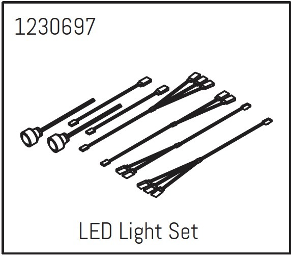 Absima LED-Lichtset - Khamba 1 Absima LED Light Set - Khamba