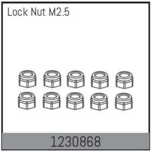 Absima Lock Nut M2.5 (10)