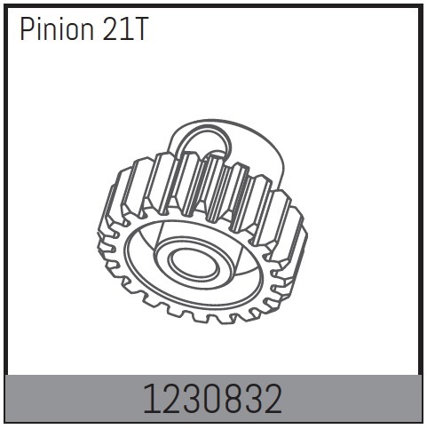 Absima Motor Pinion 21T 1 Absima Motor Pinion 21T