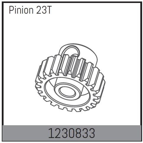 Absima Motor Pinion 23T 1 Absima Motor Pinion 23T