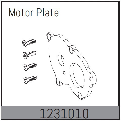 Absima Motor Plate - CR3.4eco 1 Absima Motor Plate - CR3.4eco