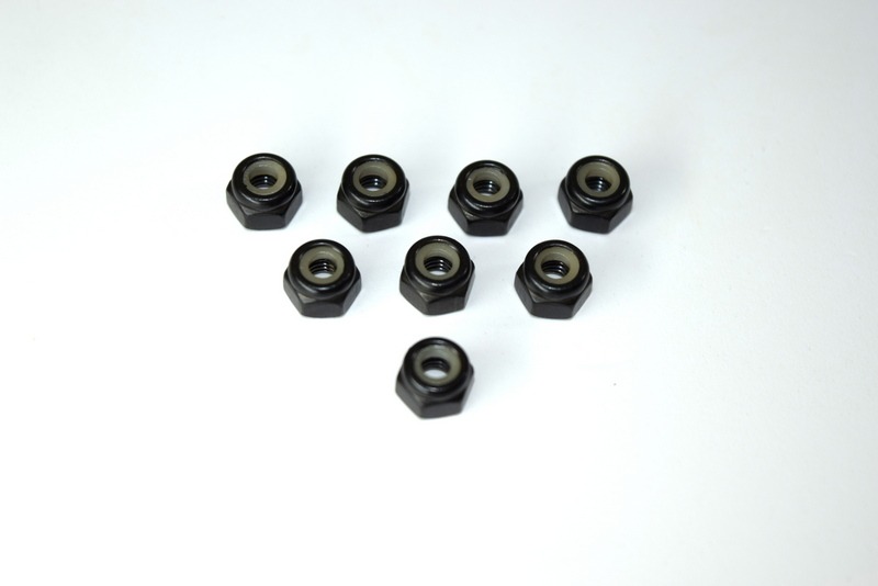 Absima Nylon nut M4 (8) 1 Absima Nylon nut M4 (8)