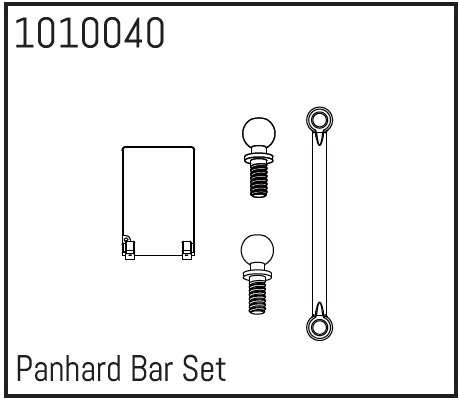 Absima Panhardstab-Set 1 Absima Panhard Bar Set