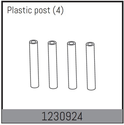 Absima Plastic Post (4) 1 Absima Plastic Post (4)