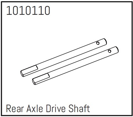 Absima Rear Axle Drive Shaft - PRO Crawler 1:18 (2) 1 Absima Rear Axle Drive Shaft - PRO Crawler 1:18 (2)