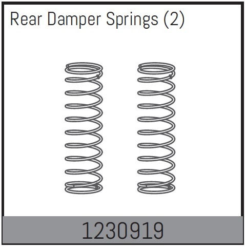 Absima Rear Damper Spring (2) 1 Absima Rear Damper Spring (2)