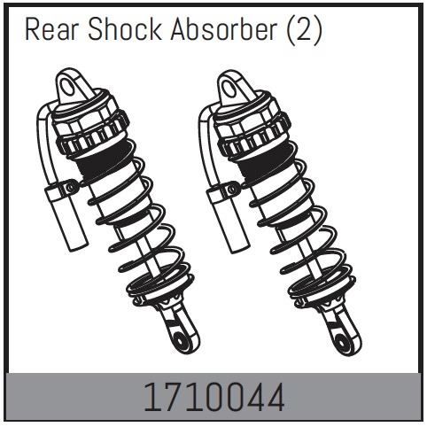 Absima Hinterer Stoßdämpfer (2) 1 Absima Rear Shock Absorber (2)