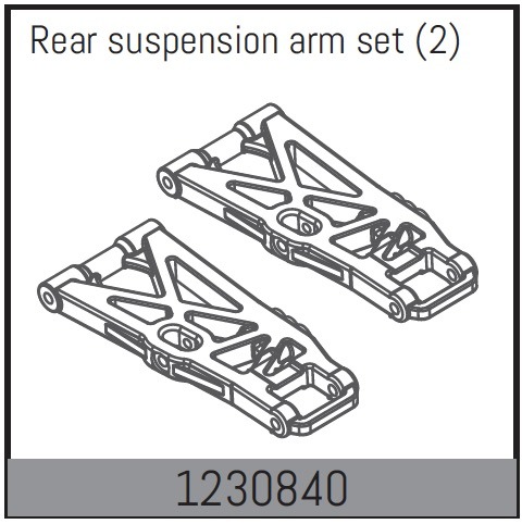 Absima Rear Suspension Arm (2) 1 Absima Rear Suspension Arm (2)