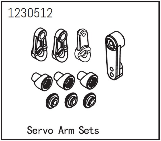 Absima Servo Arm Set 1 Absima Servo Arm Set
