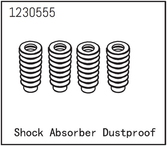 Absima Shock Absorber Boots (4) 1 Absima Shock Absorber Boots (4)