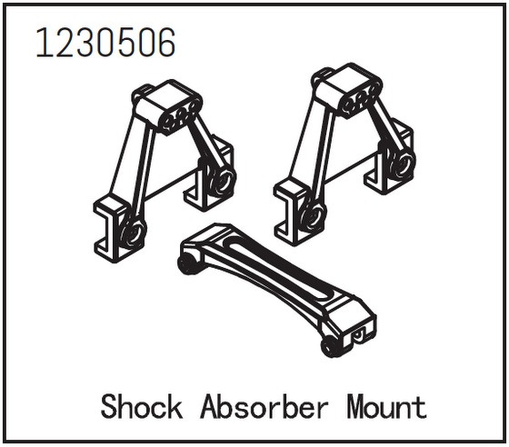 Absima Shock Absorber Mount (2) 1 Absima Shock Absorber Mount (2)