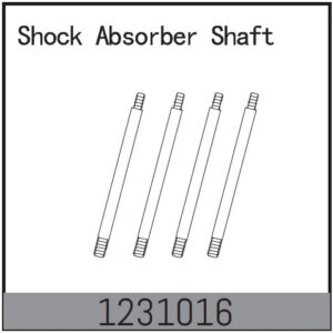 Absima Shock Absorber Shaft (4) - CR3.4eco