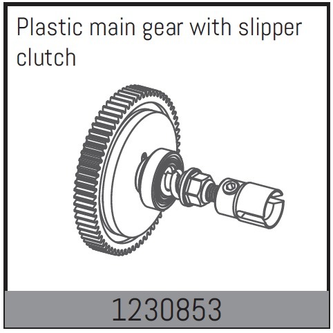 Absima Slipper Clutch with Main Gear 1 Absima Slipper Clutch with Main Gear