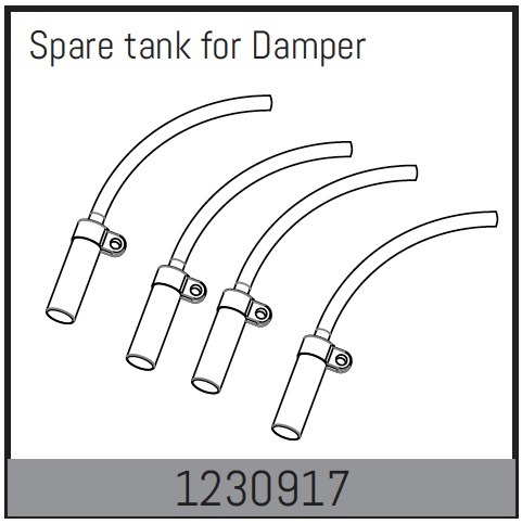 Absima Spare Tank for Damper (4) 1 Absima Spare Tank for Damper (4)