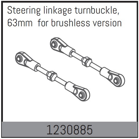 Absima Steering Turnbuckles 57-63mm (2) 1 Absima Steering Turnbuckles 57-63mm (2)