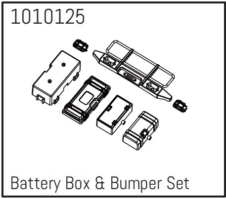 Absima T-Hunter Battery Box & Bumper Set - PRO Crawler 1:18 1 Absima T-Hunter Battery Box & Bumper Set - PRO Crawler 1:18