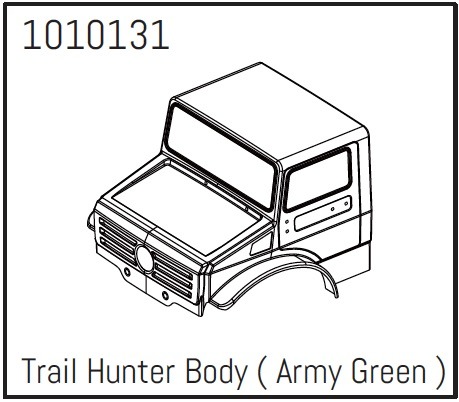Absima T-Hunter PC Body (army-green) - PRO Crawler 1:18 1 Absima T-Hunter PC Body (army-green) - PRO Crawler 1:18