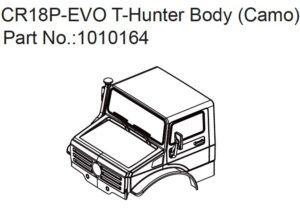 Absima T-Hunter PC Body (camo) - EVO 1:18
