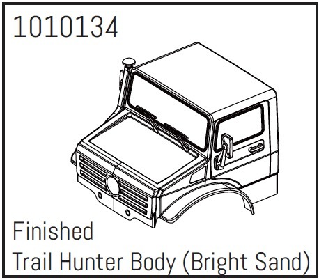 Absima T-Hunter PC Karosserie Set (bright sand) - PRO Crawler 1:18 1 Absima T-Hunter PC Body Set (bright sand) - PRO Crawler 1:18