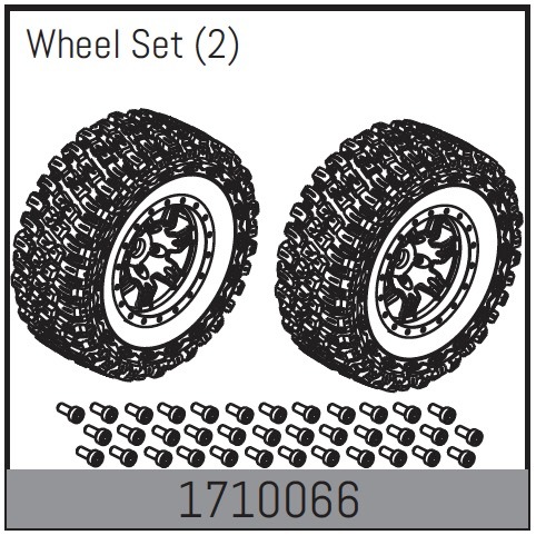 Absima Wheel Set (2) 1 Absima Wheel Set (2)