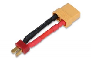 Adapter with cable T-Plug (M) - XT90 (F) 50mm