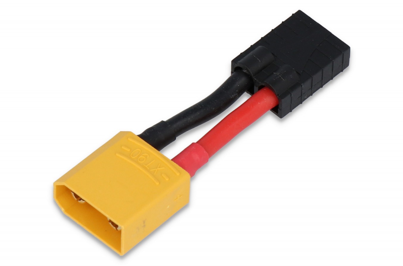 Adapter with cable XT90 (M) suitable for Traxxas (F) 50mm 1 Adapter with cable XT90 (M) suitable for Traxxas (F) 50mm