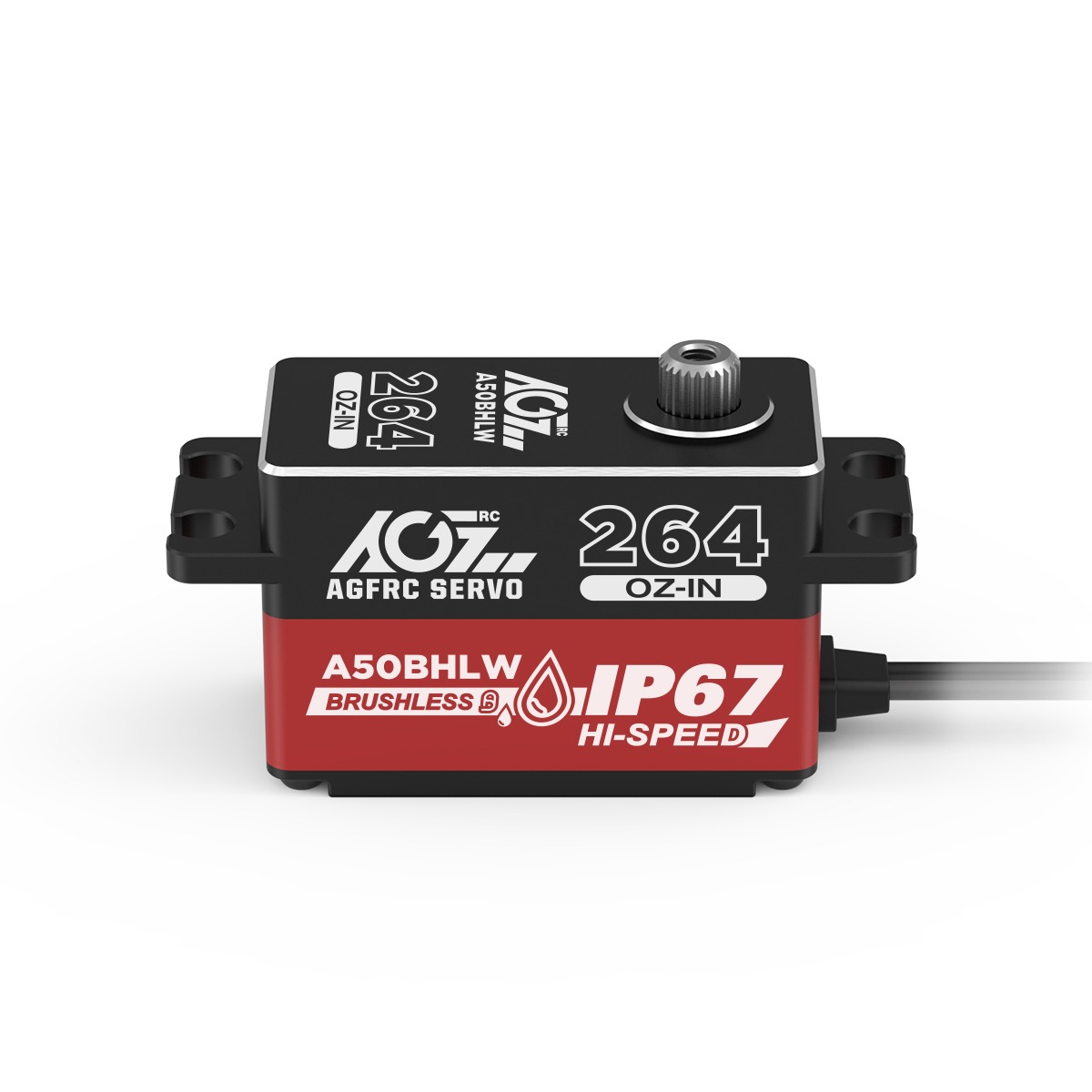 AGFRC A50BHLW (19kg/0,073s/8,4V) Veekindel madal servo 8 AGFRC A50BHLW (19kg/0,073s/8,4V) Veekindel madal servo