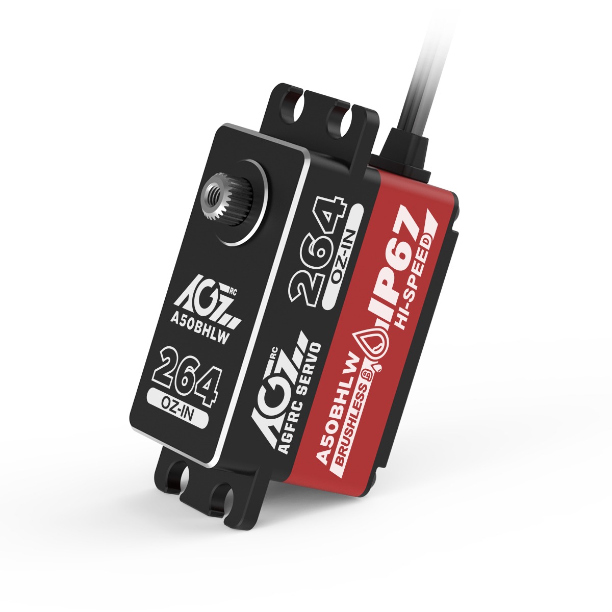 AGFRC A50BHLW (19kg/0,073s/8,4V) Veekindel madal servo 7 AGFRC A50BHLW (19kg/0,073s/8,4V) Veekindel madal servo