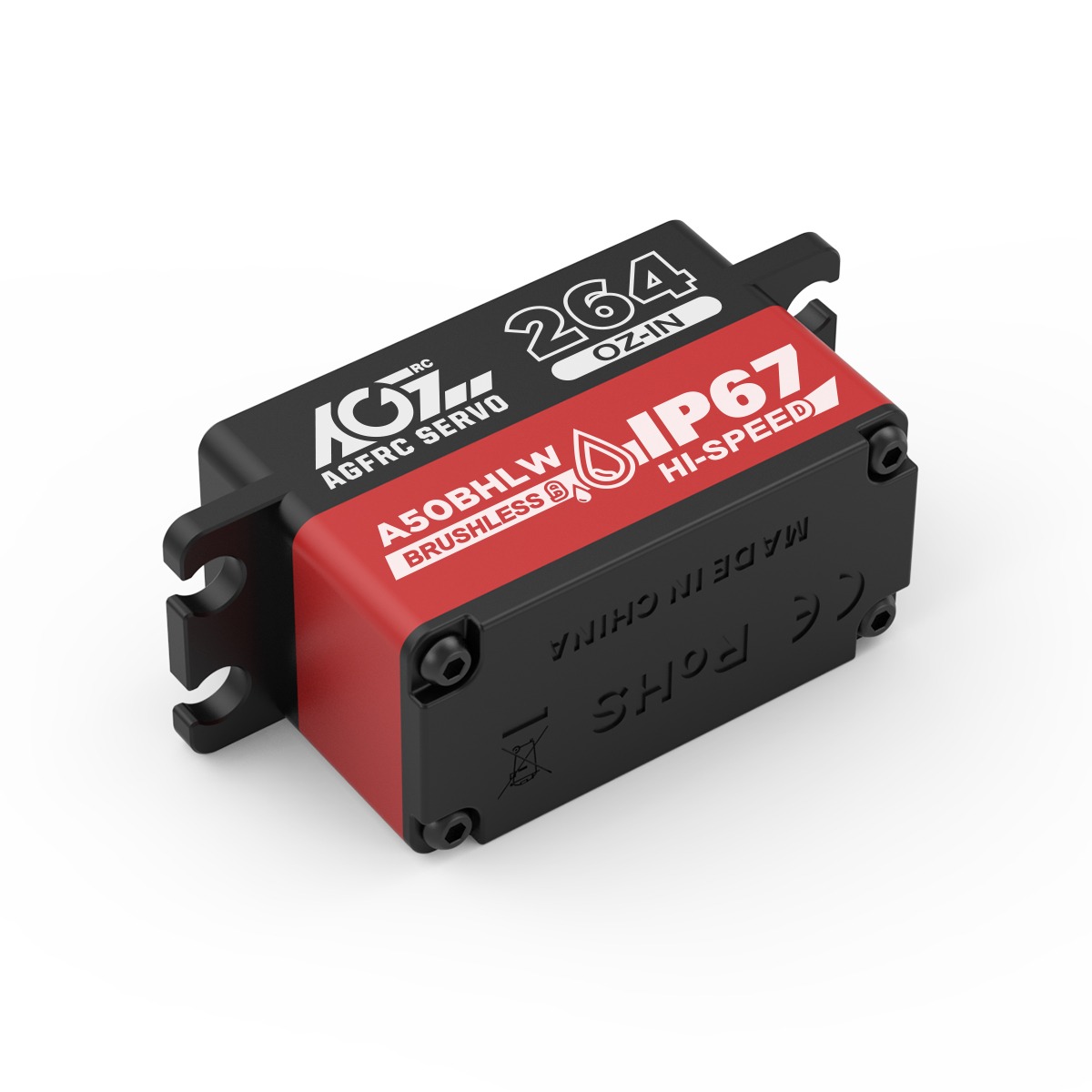 AGFRC A50BHLW (19kg/0,073s/8,4V) Veekindel madal servo 6 AGFRC A50BHLW (19kg/0,073s/8,4V) Veekindel madal servo